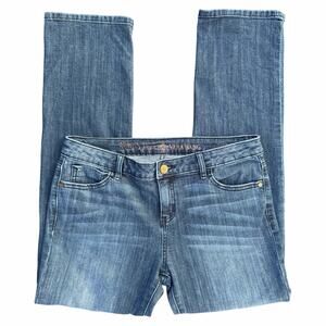 Simply Vera Wang Low Rise Y2K Straight Leg Dark Blue Denim Jeans Size 4